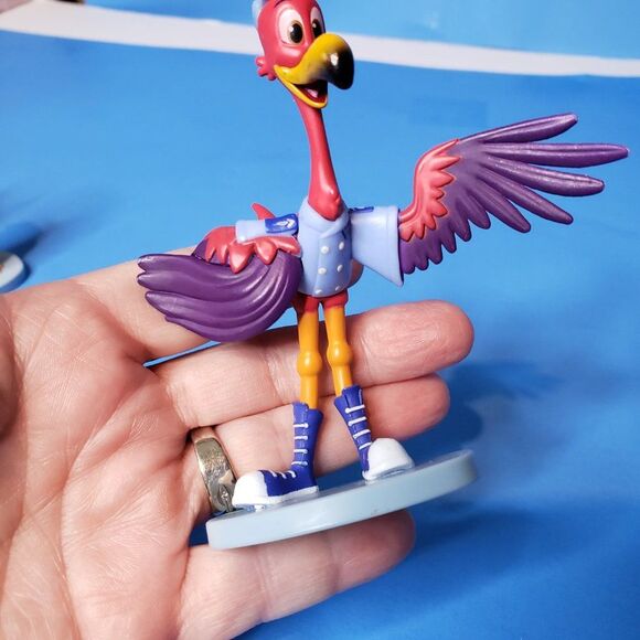 Disney Junior T.O.T.S Action Figure 3 Cake Topper Flamingo Penguin Bunny - Picture 2 of 12